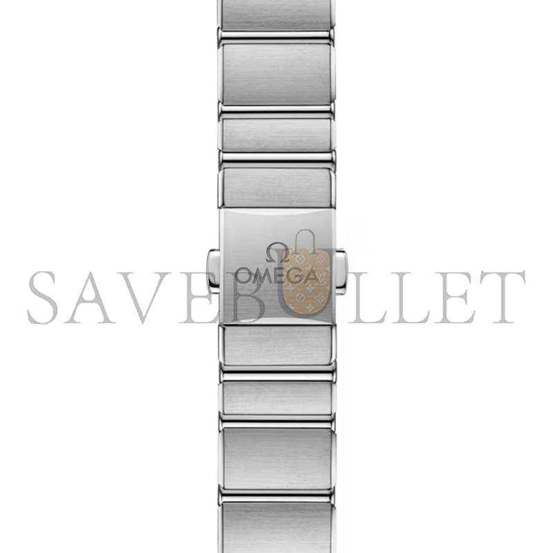 0me*ga constellation 28 mm, steel on steel 131.10.28.60.52.001